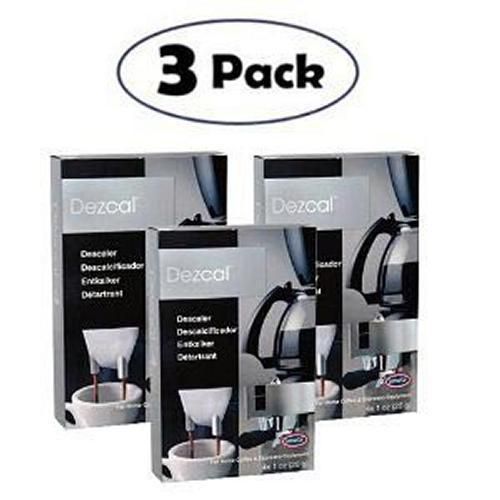 Urnex Dezcal Home Activated Descaler Home Coffee &amp; Espresso 3 Boxes 12 Packets