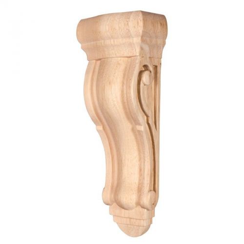 Smooth Profile 3-5/8&#034; x 2-1/2&#034; x10&#034; Rounded Traditional Corbel,- # CORQ-4RW