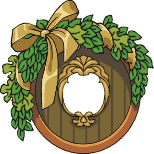 30 Custom Nature Wreath Personalized Address Labels