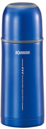 Zojirushi svgg35ah tuff slim stainless vacuum bottle, 12-ounce, metallic blue for sale