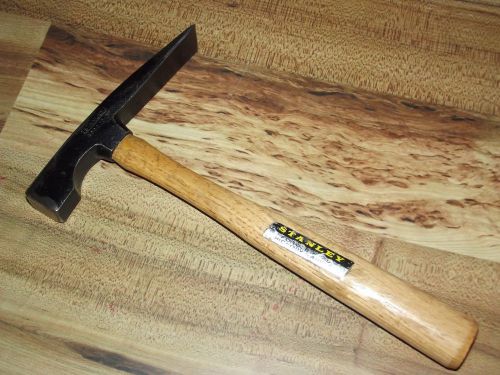 Stanley mason hammer forged steel head hickory handle 10 oz. #430a for sale