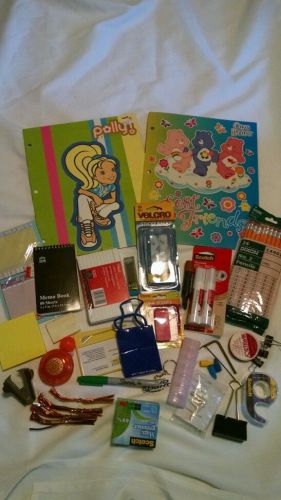 Junk Drawer Office School Home Supplies Toys Folders Pencils