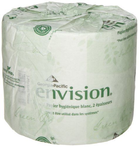Georgia-Pacific Envision 19880/01 White 2-Ply Embossed Bathroom Tissue, 4.05&#034; x