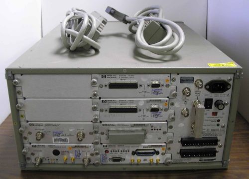 HP 35650 Signal Analyzer Mainframe w/ 2 x 35655A-35659A-35651B-35653C-35656B ++
