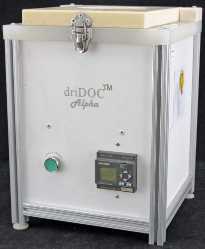 driDOC Alpha Laboratory Tube Dryer w/Siemens LOGO! 230RC Digital Control Unit