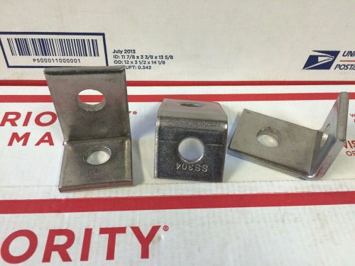 (4642S1) P1068 2-Hole STAINLESS STEEL 90° Corner Angle Unistrut Channel 10/BOX
