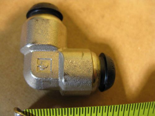 Parker epb8 prestolok 8mm 90 union elbow brass push to connect air fitting 5/16 for sale