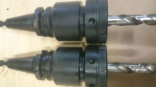 BT30 Tool Holders x2 with Collets and bits