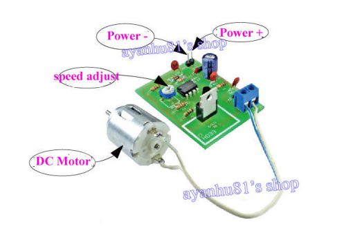 DC 5V NE555 DC Motor PWM Signal Speed Control Circuit Board DIY Test Teaching