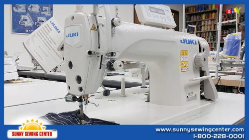 Juki ddl-8700-7 automatic single needle lockstitch sewing machine - assembled for sale