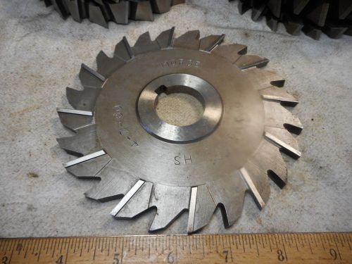 MORSE  6&#034; x 5/16&#034; x 1 1/4&#034; STAGGERED TOOTH Side Milling Cutter  USED IN EX CON