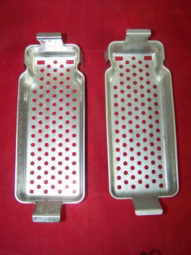 MEDICAL STERILIZATION TRAYS DRAIN STAINLESS SURGICAL DOCTOR DISINFECTION 2 SET