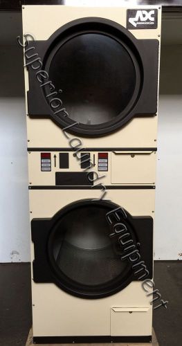 American Dryer ADG-236 30Lb Stack Dryer, 120V, Gas, Manual Start, Reconditioned