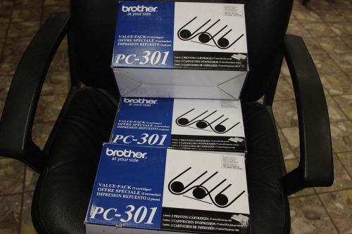 BROTHER PC-301 FAX COPIER CARTRIDGES (3 EACH-2 PACK)