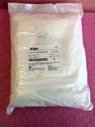 Drager Siemens MS17114 Blood Pressure Cuffs  31-40 cm Large Adult  bag of 10