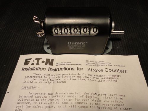 *NEW* DURANT EATON 5 Digit Stroke Counter Model 5-H-1-1-R