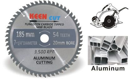 3pc KEEN 7.25&#034;(185mm) ALUMINUM Cutting Saw tct Blade Wheel #63351