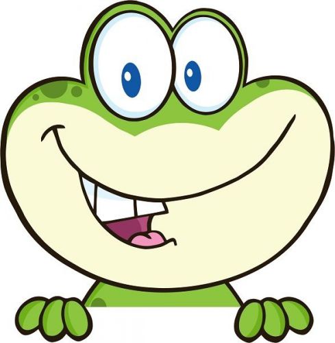 30 Custom Cute Frog Personalized Address Labels