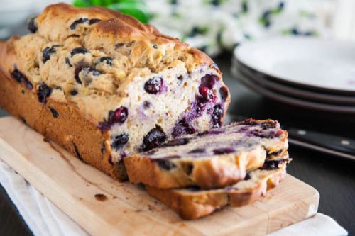 Healthy Blueberry Banana Bread recipe New recipe fresh