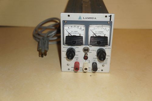 Lambda LP 413 FM DC Regulated Power Supply 0-60V  0-0.45 AMP