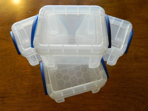 Really Useful Box 0.14 Litre, Clear (SET OF 4)