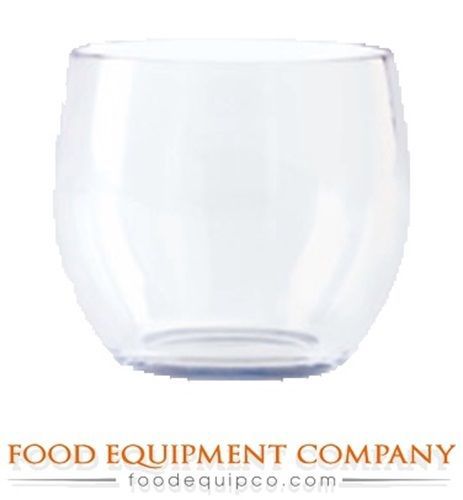 GET Enterprises SW-1460-CL Stemless 8 oz. Wine Glass  - Case of 24