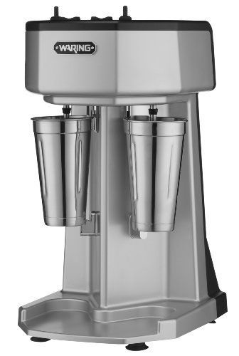 Waring commercial wdm240 heavy duty diecast metal double spindle drink mixer for sale