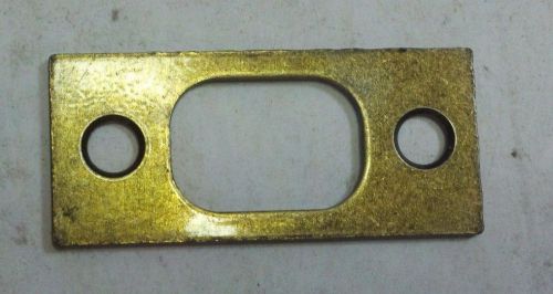 Kwikset 85072-5 Antique Brass Square Corner 1&#034; x 2-1/4&#034; Deadbolt Strike