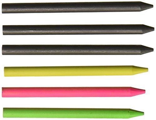 Levenger PR1260 MC Six 5.6 mm True Writer Clutch Pencil Refills-Multi
