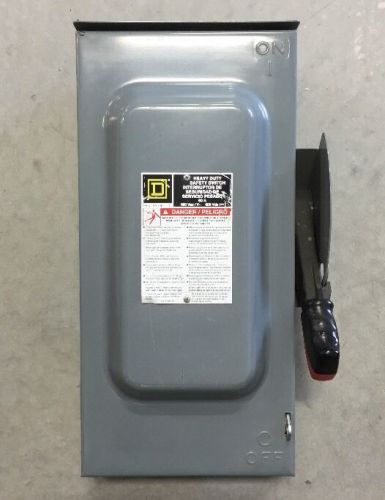 Square D H362RB Fusible Heavy Duty Safety Switch | 60 Amp 600 VAC NEMA Type 3R