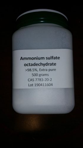 Ammonium sulfate octadechydrate, &gt;98.5%, Extra pure, 500 gm