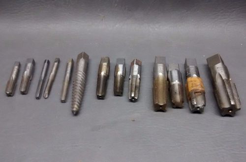 Lot Taps Machinist Bits- Winter Bros-Vermont-Besly-GTD-Jarvis- Assorted Sizes