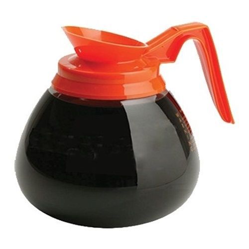 Bloomfield DCF10221O24 60 oz. Glass Decaf Decanter with Orange Handle  -...