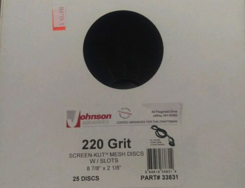 Porter Cable Drywall Sanding Screen Discs 220 Grit box of 25