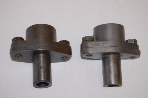 (2) Brown &amp; Sharpe 711-65-123 Adjustable Tool Holders: 1.25&#034; Shanks, 1.5&#034; Bores
