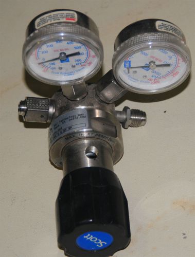 Scott/Aptech Gas Regulator 3500psi to 100psi VCR Stainless Steel