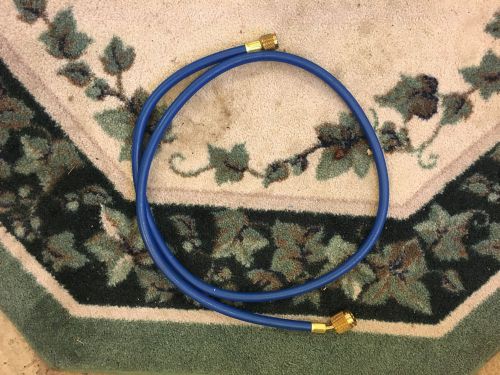 Yellow jacket charging hose 1/4 blue for sale