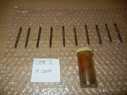 8-32 Lot of 10 Total Taps Sossner 2/4 Flute Spiral Point Gun Hand Tap Lot #2