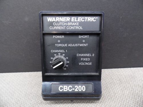 Warner electric cbc-200 clutch-brake current control for sale