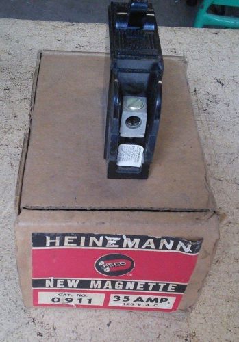 Heinemann #911 (box of 5) 125 volt 35 amp circuit breaker for sale