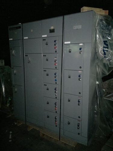 CUTLER-HAMMER CUTLER HAMMER MOTOR CONTROL CENTER UNIT 1200 AMP 600 V.AC 250 V.DC
