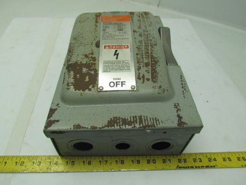 I-T-E F-351 Safety Switch 30A 600V Fused 3P xD6&#034;