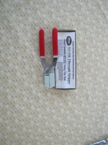 Clauss No-Nik Fiberoptic fiber Stripper NN200 Red Handle 125-150  new in box