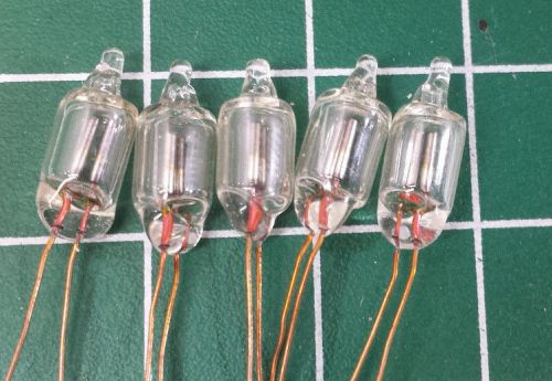5x Sylvania NE2 (A1A) neon lamp w resistors