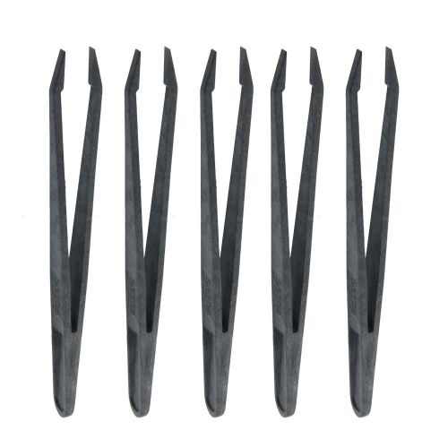 5pcs safe anti-static stainless steel tweezers nipper maintenance repair tools for sale