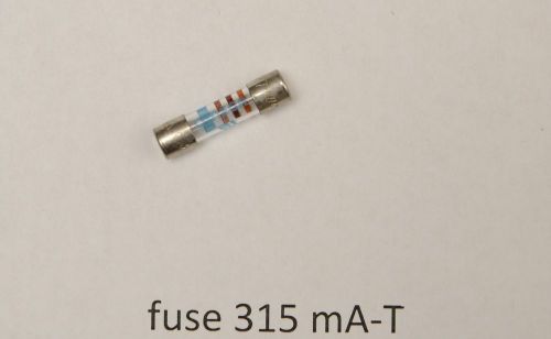 5x fuse 315 mA-T