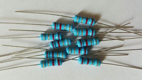 10 x 2.2 ohm carbon film resistors - 1/2 .5  watt 5% srs airbags fast shipping for sale