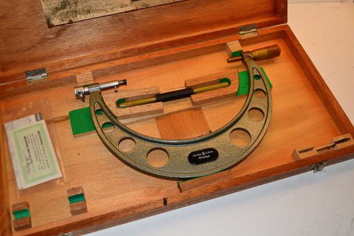 Pristine mitutoyo japan 175-200mm indicating comparator micrometer 107-108a for sale