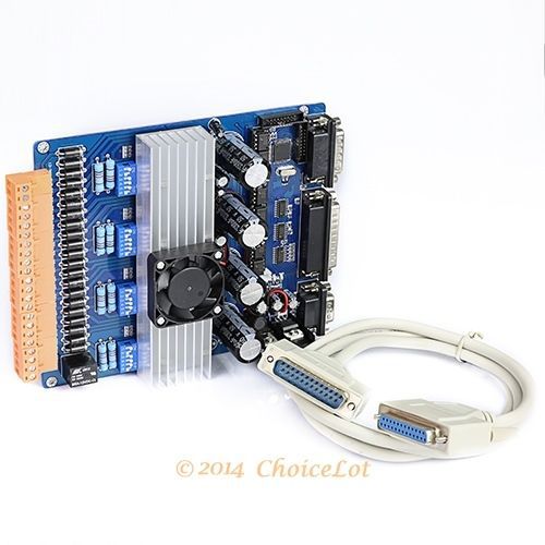 Cnc router mill machine 4 axis tb6600hg stepper driver board controller 0.2a-5a for sale