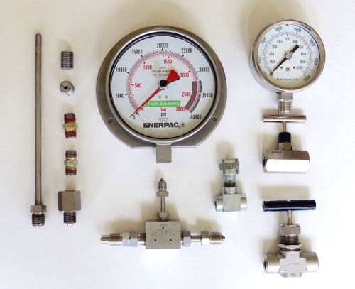 Enerpac hydraulic pressure test gauge for sale